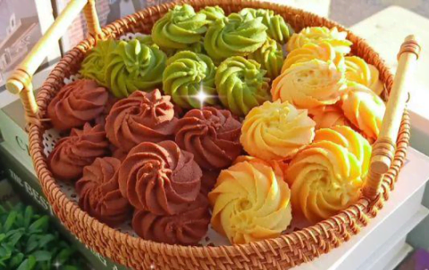 幾塊錢就能做黃油曲奇,比外面賣的還好吃,快來試試